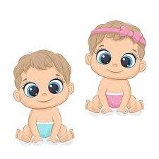 Baby Boy And Girl Shower Clipart Png Eps Jpeg Baby Shower Etsy Baby Shower Clipart Animal Clipart Baby Clip Art