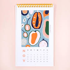 Calendar Slowdownstudio Illustration Lotte Dirks Calendar Slowdownstudio Lottedirks Dutchi Calender Design Calendar Design Inspiration Creative Calendar