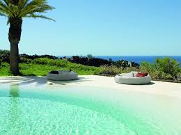 Paola Lenti Showroom Selection Collection Beach Entry Pool Amazing Swimming Pools Swimming Pool Designs