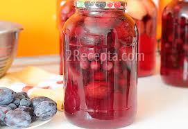 компот из яблок на зиму на 2х литровую банку Kompot Iz Sliv I Vinograda Na Zimu Poshagovyj Recept S Foto