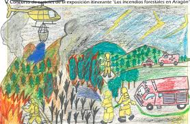 Resultado de imagen para incendios forestales dibujos