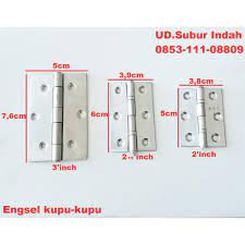 Engsel ini disematkan sebagai penghubung antara bingkai pintu dan daun pintu yang tidak terlalu berat. Engsel Stainless Kupu Kupu Shopee Indonesia