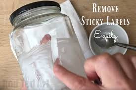 How to remove sticker residue from glass. How To Remove Sticky Labels From Glass Jars Red Ted Art Make Crafting With Kids Easy Fun