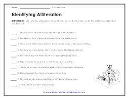 Alliteration Worksheets Alliteration Reading Comprehension Worksheets Comprehension Worksheets