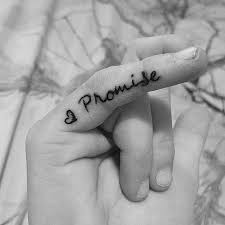 Allison green got this tattoo of the word promise on her finger in january 2014. 60 Pinky Promise Tattoo Ideas Best Designs Canadian Tattoos