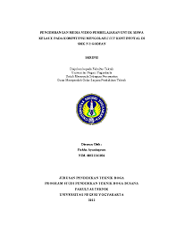 Itulah kumpulan contoh judul skripsi teknik informatika. Pdf Skripsi Animasi Agustani Bustami Academia Edu