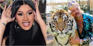 Joe exotic's music was featured in the 'tiger king' documentary, but it turns out that he's actually not the voice behind the catchy country songs. Tiger King Cardi B Wants To Free Joe Exotic By Starting A Gofundme Glamour