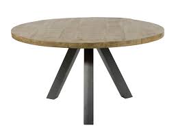 En version grand format carré, une grande table salle. Table A Manger Ronde Manguier Massif Blanchi D140 Cm Lucknow Tables A Manger Pier Import