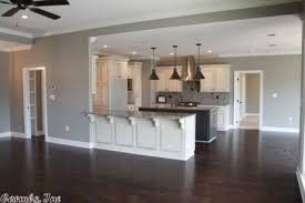 Dark Wood Gray Walls Love Home Grey Walls Home Remodeling