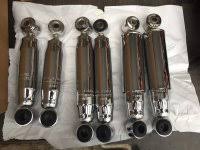 Cat playing at electric generator get electric shocked. Pete Jake Shocks Plain And Chrome Short Standard Covered The H A M B