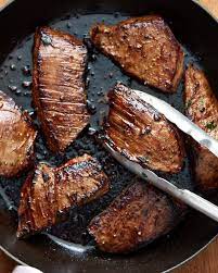 Recipe Easy Balsamic Glazed Steak Tips And Mushrooms Recipe Steak Tips Seared Salmon Recipes Steak And Mushrooms