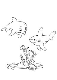 Alaska photography / getty images on the first saturday in march each year, people from all over the. Coloring Page Dolphin And Shark Free Printable Coloring Pages Img 31101