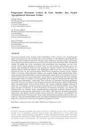— kertas kerja adalah milik kantor akuntan public, bukan milik klien. Pdf Pengurusan Pertanian Lestari Di Luar Bandar Kes Projek Agropolitan Di Kawasan Terbiar
