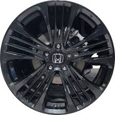 All pictures will specify if the 2014 honda accord wheels or honda rims are aluminum alloy, steel, chrome, silver or brushed. Aly64128u45 Honda Accord Wheel Black Painted 08w19tva100d