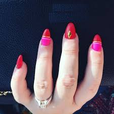 Best and most preferred paris nails designs. 21 Trendiest Pink And Red Nails To Explore Checopie