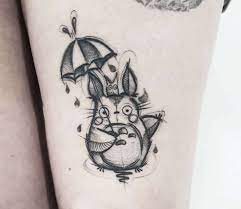 The cuddly totoro is one of hayao miyazaki greatest creations and inspiration for numerous tattoos. My Neighbor Totoro Tattoo By Kerste Diston Post 25726