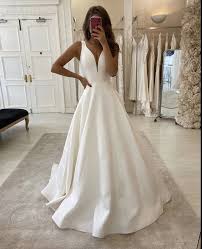 Satin and lace wedding gowns. 100 Satin Wedding Gowns Ideas In 2021 Wedding Gowns Gowns Satin Wedding