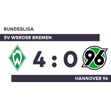 Aktuelle preise für produkte vergleichen! Sv Werder Bremen Hannover 96 Bremen Weist Hannover In Die Schranken Bundesliga Welt