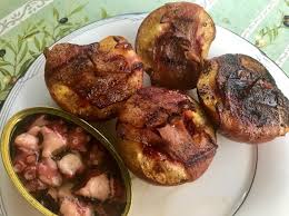 Bacon-Wapped Peaches