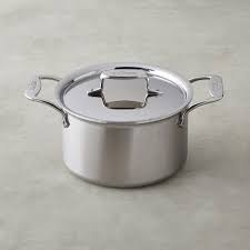 All Clad D5 Brushed Stainless Steel 4 Qt Soup Pot Brushed Stainless Steel All Clad Steel Stock