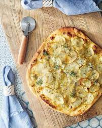 Homemade Pizza Goodness Recipe From Ottolenghi Simple Cookbook Pizza Bianca With Potato Anchovy And Sage So Delicious And On The Lunch Eten En Drinken Eten