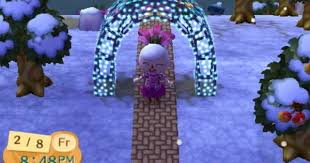 Illuminated Arch Animal Crossing New Leaf Dream Address 4300 2200 1238 New Leaf Animal Crossing Acnl