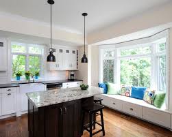 Using traditional window treatments such as blinds, shades, and shutters are all good choices, but using one or several of these ideas will add some charm to your kitchen bay window. 20 Gorgeous Kitchen Designs With Bay Windows Housely