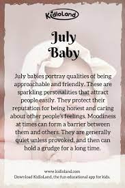 July Baby Month Birth Month Quotes July Baby July Baby Quotes
