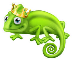 919 x 1080 jpeg 121 кб. Fototapete A Chameleon King Green Lizard Cartoon Character Wearing A Crown Illustration Christos Georghiou