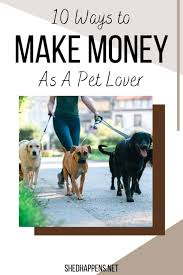 The ultimate guide how to earn $10,000 per month online easily. Fun And Unique Ways To Make Money As A Pet Lover Shed Happens