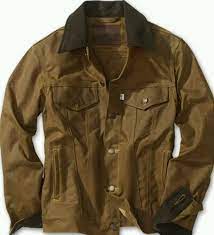 Levi X Filson Trucker Jacket M Oil Finish Tin Cloth Vtg Lvc Filson Jacket Trucker Jacket Jackets