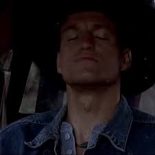 Woody Harrelson as Pepper Lewis in The Cowboy Way Happy Birthday Woody  Harrelson!!! #thecowboyway #woodyharrelson #chrisledoux #westernmovies  #90scountrymusic #countryandwestern
