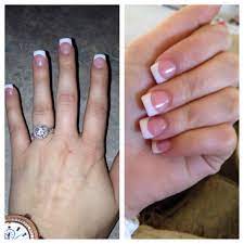 Pin By Jillian Gross On Nails French Nails Solar Nails Square Acrylic Nails