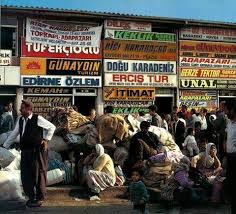 1980 Topkapi Otogari Istanbul Yolculuk Seyahat