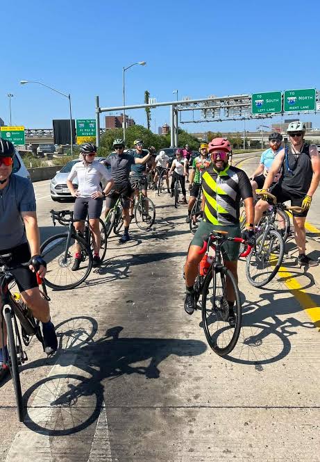 There is no Bike Pittsburgh without our friends 🚲 👀 Huge thanks to @giveup .pgh trash bag cycling club for hosting PedalPGH Training Rides and spreading the word to get more folks riding