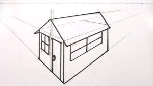 How To Draw A House 3d In Two Point Perspective Point Perspective Perspective Drawing Perspective Art