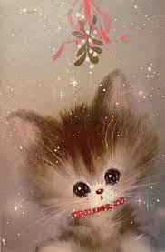 Suzanne L Animal Welfare Vintage Christmas Cards Vintage Holiday Cards Christmas Cats