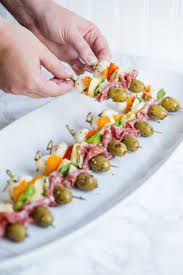 Antipasto Skewers Recipe Party Food Appetizers Easy Appetizer Recipes Appetizers For Party
