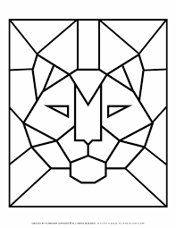 Celtic coloring pages for kids and adults. Coloring Pages2021 Geometric Tiger