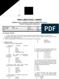 Kunci jawaban tema 6 kelas 5; Soal Mid Tes Fisika Kelas Xii Sma Pdf