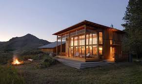 Twisp Cabin Johnston Architects Minimalist House Design Cabin Design Modern Cabin