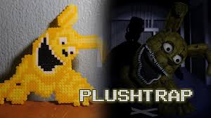 Diy Plushtrap Plush Springtrap From Fnaf Bead Sprites Perler Hama Perler Fnaf Bead Sprite