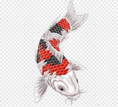 Thousands of people decorated themselves with koi sleeve tattoos on their arms and forearms. Red And Gray Koi Fish Art Butterfly Koi Tattoo Artist Sleeve Tattoo Koi Color Tattoo Png Pngegg