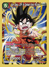 Feb 22, 2017 · a dragon ball fusions guide by godzillahomer table of contents 1. Son Goku Off To Defeat King Piccolo Db3 002 Sr Dragon Ball Super Singles Draft Box 6 Giant Force Coretcg