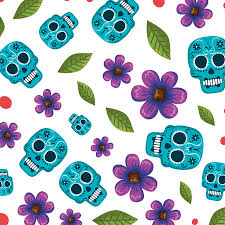 Maybe you would like to learn more about one of these? Mask Of The Santa Death With Flowers Pattern Vector Illustration Design Tasmeemme Com