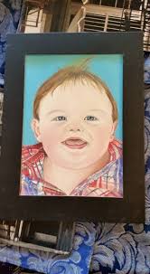 Here's two of my projects that I framed today.