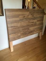 Homemade Rustic Wood Laminate Headboard Diy Wood Headboard Laminate Flooring Diy Diy Flooring