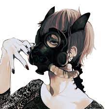 Seen a lot of cool masks that people make and i never have any idea which anime they come! Pin By Ari Mia On Graphika Illustration Ilustration Art Gas Mask Apocalyptic Fashion