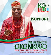 Nollywood Kenneth Okonkwo Unveils His Governorship Campaign Poster