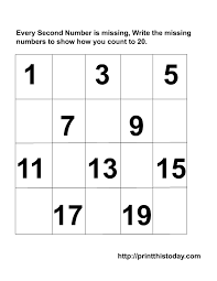 Kindergarten Missing Numbers To 20 Writing The Missing Numbers Maths Worksheets 1 20 Missing Number Worksheets Number Worksheets Number Words Worksheets